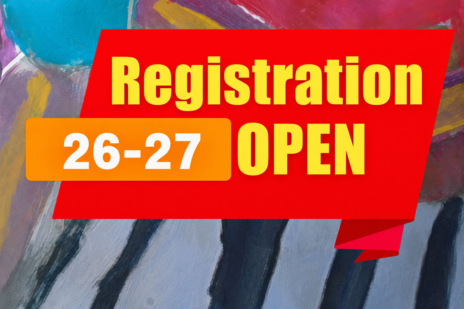 REgistration Open Now!